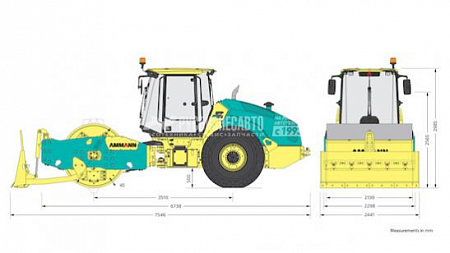 Каток дорожный грунтовый AMMANN ARS220