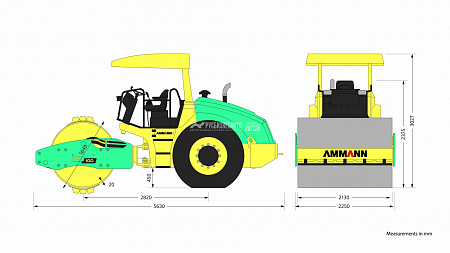 Каток дорожный AMMANN ASC100