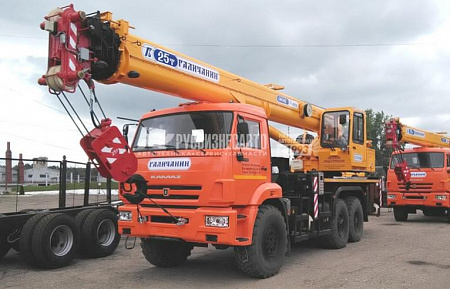КС 55713-5В-4 автокран 25т. с гуськом  (КАМАЗ-43118) ОВОИД