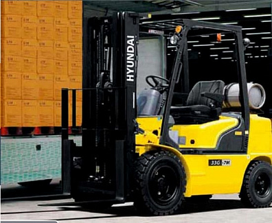 Газ-бензиновый вилочный погрузчик HYUNDAI 33G-7M