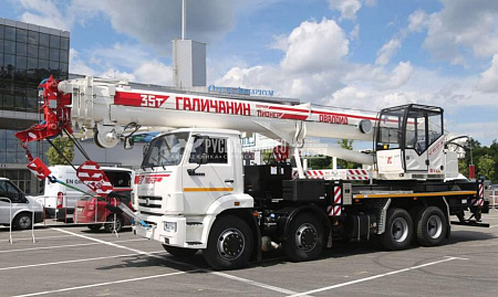 КС 55721-1В автокран 35 т.  (КАМАЗ-6540) ОВАЛОИД