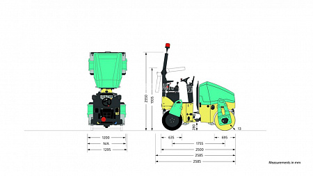 Каток комбинированный AMMANN ARX26-2C